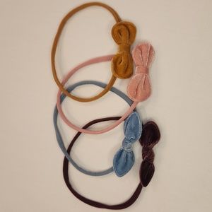 Set of 4 newborn headbands